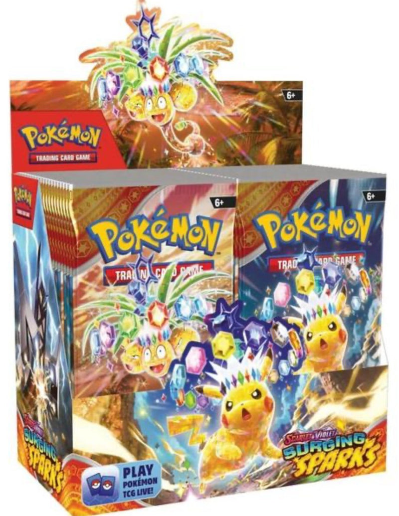 POKÉMON TCG Scarlet & Violet 8: Surging Sparks Booster Box (Preorder 8 Nov) - EJ Cards