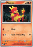 #009/091 - Magmar - Reverse Holo - Paldean Fates - EJ Cards