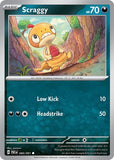 #060/091 - Scraggy - Reverse Holo - Paldean Fates - EJ Cards