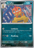 #061/091 -  Scrafty  - Reverse Holo - Paldean Fates