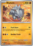 #111/165 - Rhyhorn - Reverse Holo - 151