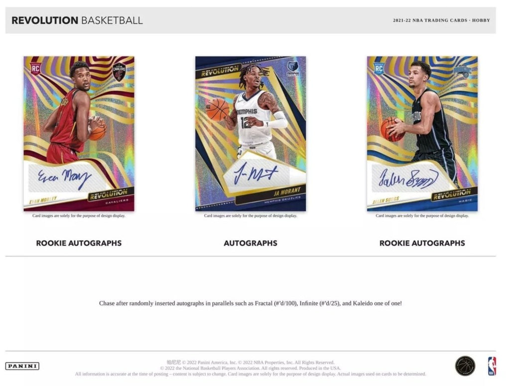 2021/22 Panini Basketball Revolution Hobby Box - EJ Cards