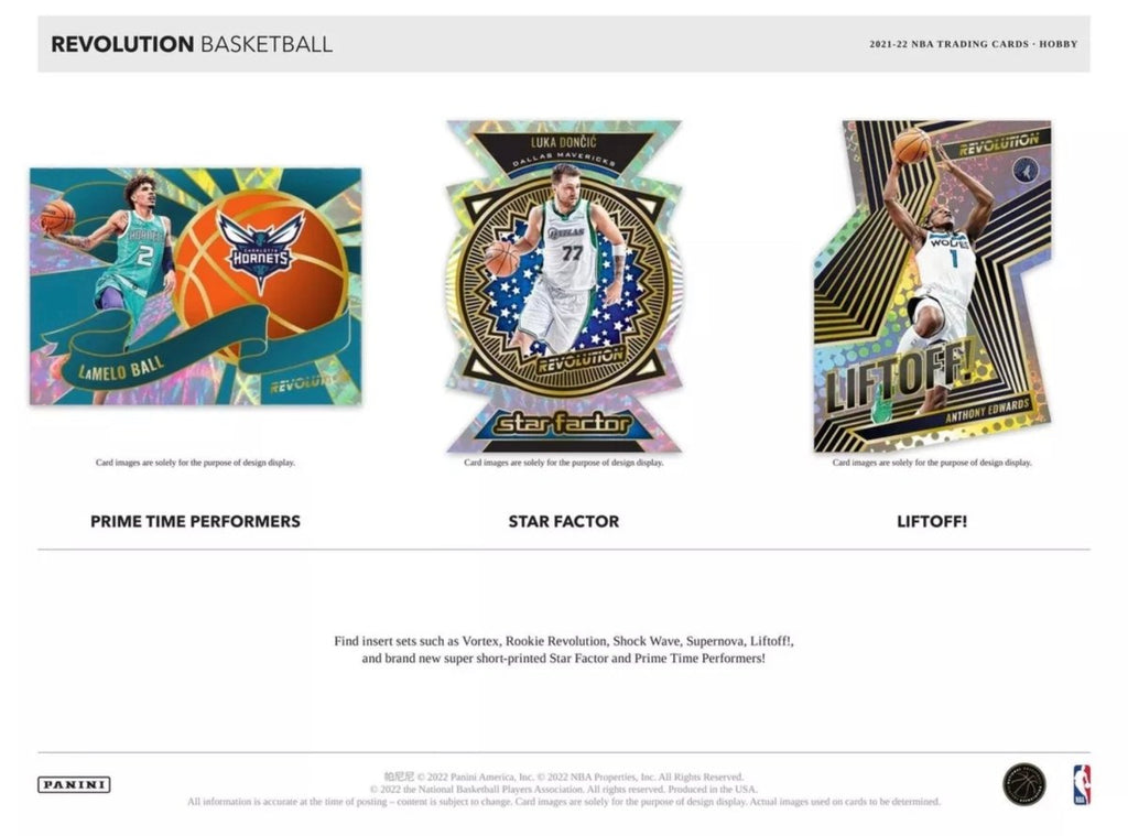 2021/22 Panini Basketball Revolution Hobby Box - EJ Cards