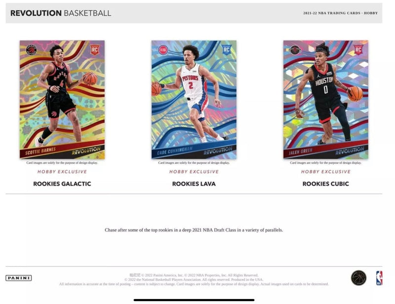 2021/22 Panini Basketball Revolution Hobby Box - EJ Cards