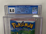 1998 Pokemon VHS Pikachu Party CGC 8 - EJ Cards