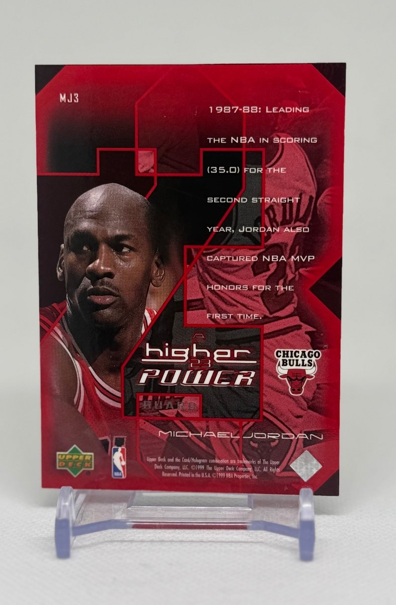 1999 - 00 Upper Deck Encore A Higher Power Michael Jordan MJ3 - EJ Cards