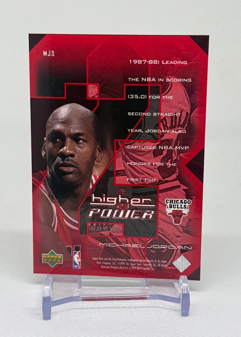 1999-00 Upper Deck Encore A Higher Power Michael Jordan MJ3 - EJ Cards