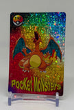 1999 Pokemon Pocket Monsters Vending Prism Holo Sticker Charizard 1163 Mint! - EJ Cards