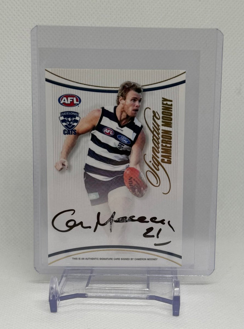 2006 AFL Select Herald Sun Signature Cameron Mooney SC3 643/800 Geelong - EJ Cards