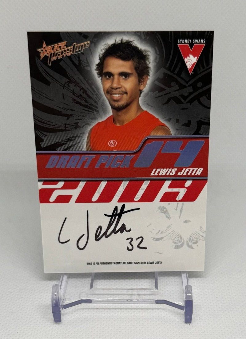 2010 Select Prestige Draft Pick Signature Lewis Jetta DP14 Sydney 048/400 - EJ Cards