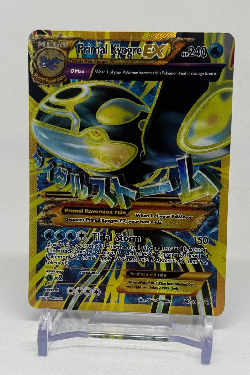 2015 Pokemon TCG Ancient Origins Primal Kyogre Ex 96/98 (MP) - EJ Cards