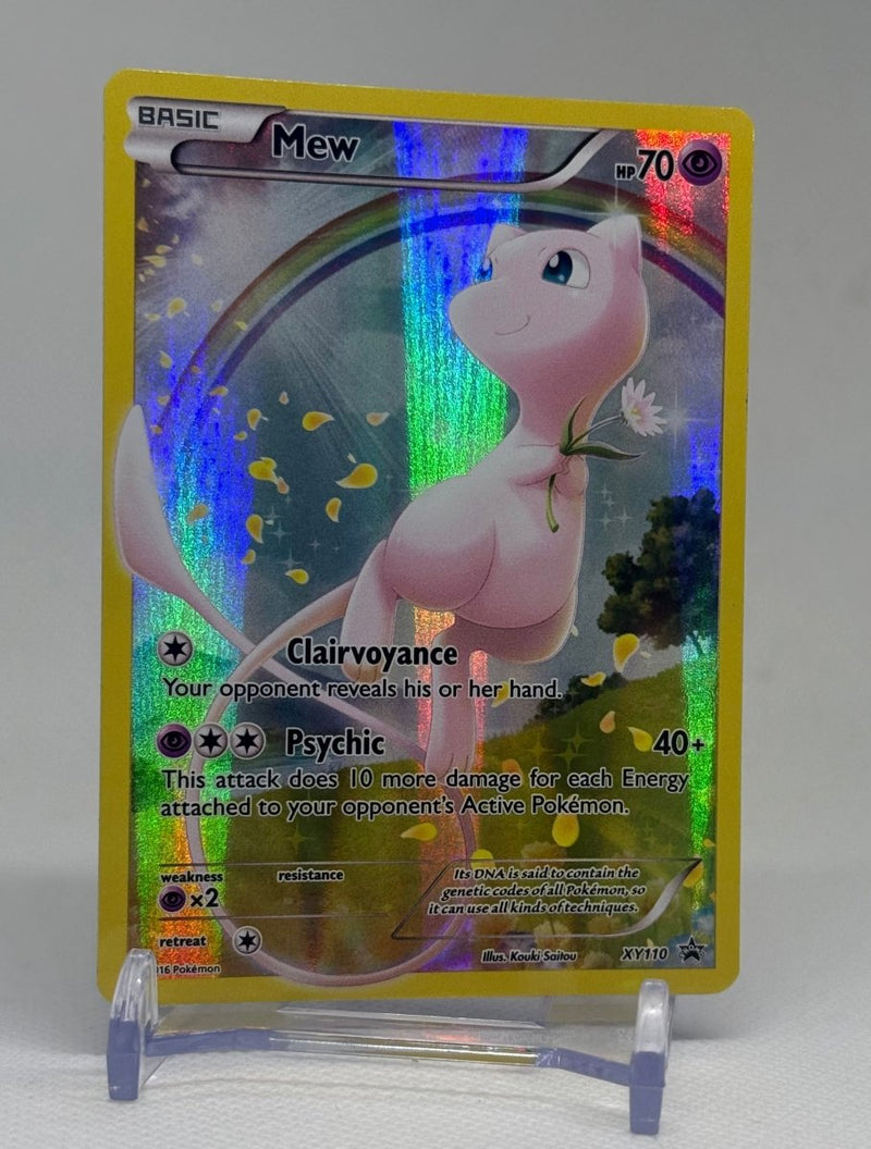 2016 Pokemon TCG Sun & Moon Mythical Collection Mew XY110 Black Star Promo (LP) - EJ Cards