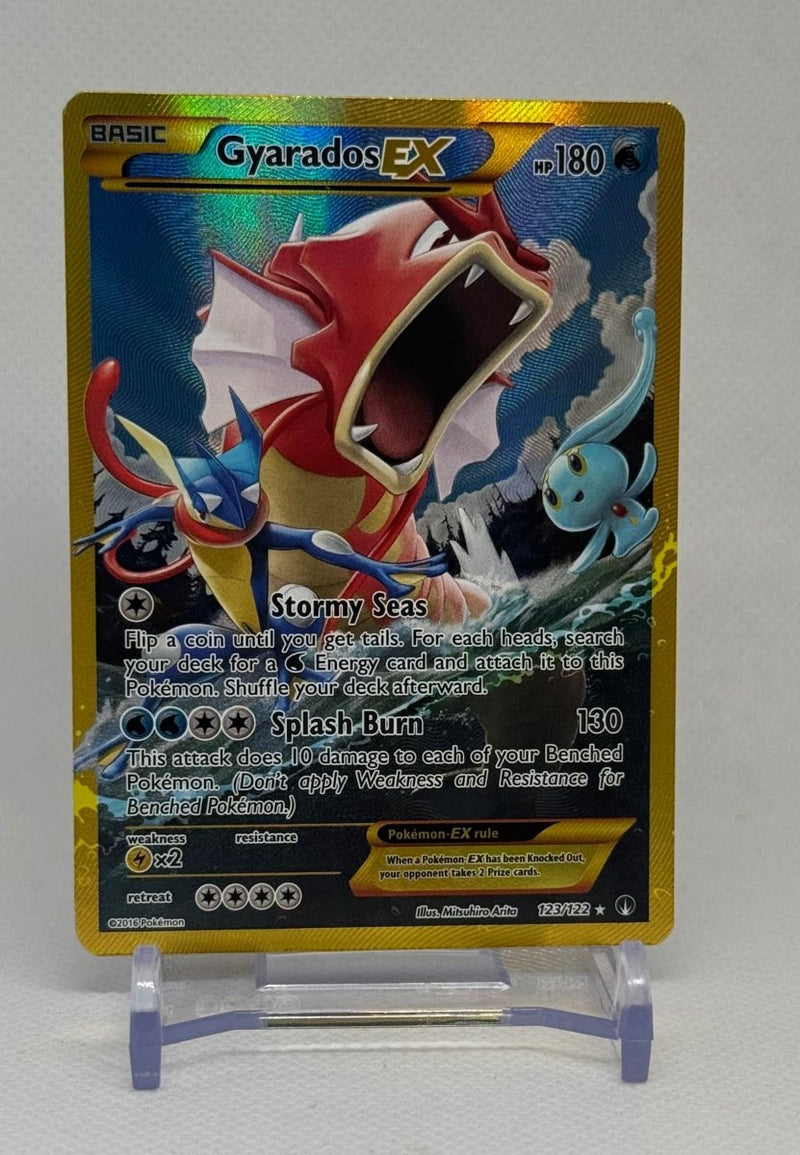 2016 Pokemon XY Breakpoint Gyarados Ex Full Art 123 - EJ Cards