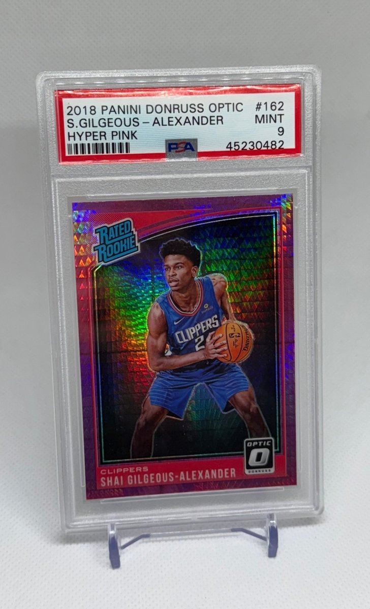 2018 Panini Donruss Optic Shail Gilgeous - Alexander Hyper Pink RC 162 PSA 9 - EJ Cards