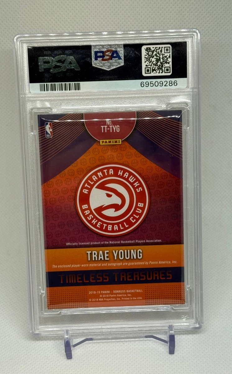 2018 Panini Donruss Timeless Treasures Auto 29/99 RC PSA 10 (Auto 10) - EJ Cards