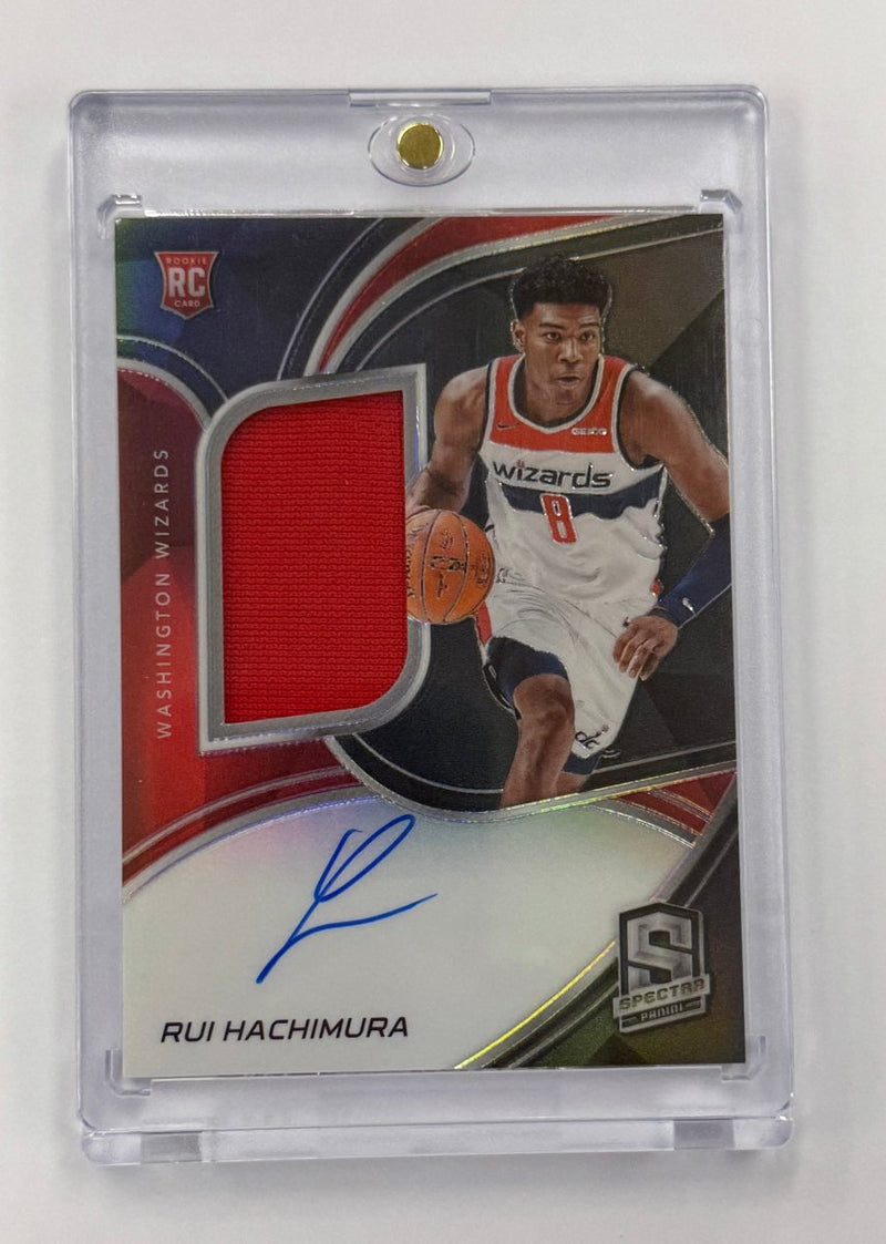 2019 Panini Spectra Rookie Jersey Auto Rui Hachimura 211 29/99 - EJ Cards