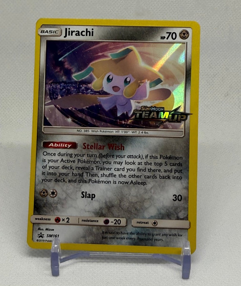 2019 Pokemon TCG PreRelease Jirachi Black Star Promo TEAM UP SM161 - EJ Cards