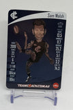 2020 AFL Teamcoach Star Wildcard Sam Walsh Carlton SW - 03 - EJ Cards