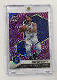 2020 Panini Mosaic Fast Break Purple Prizm Stephen Curry #175 #14/50