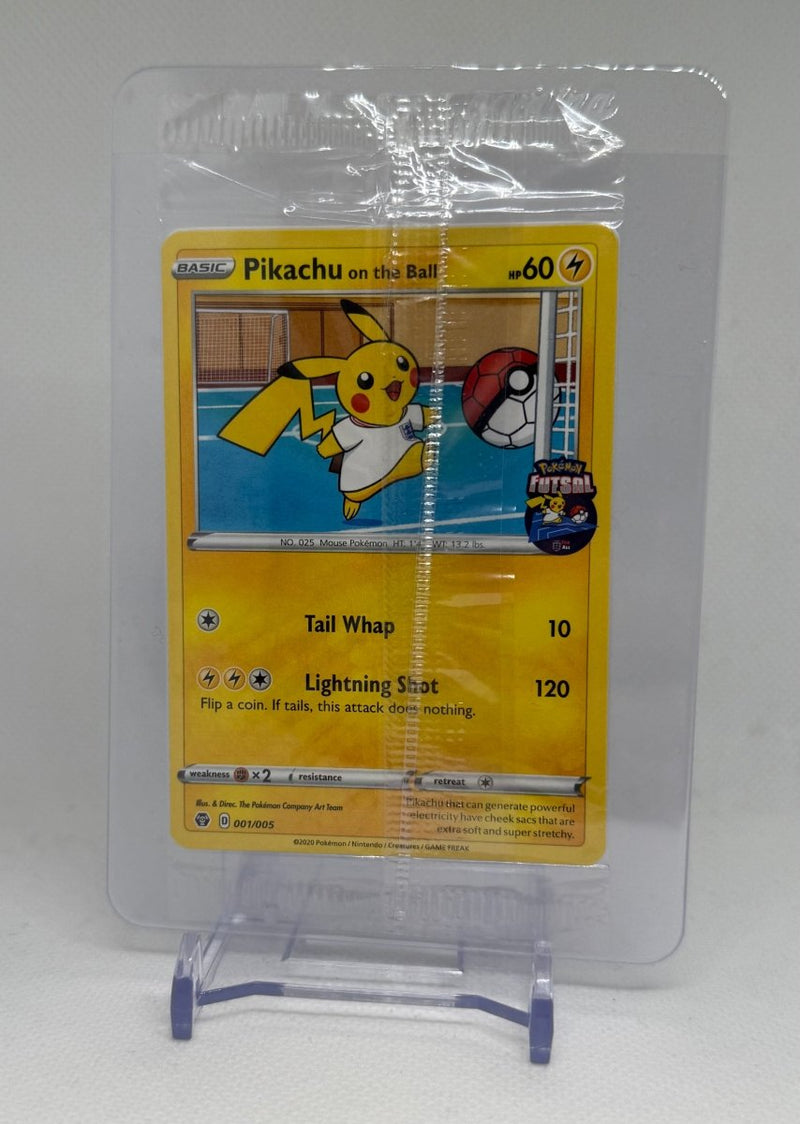 2020 Pokemon Futsal Pikachu On The Ball 001/005 (Sealed) - EJ Cards