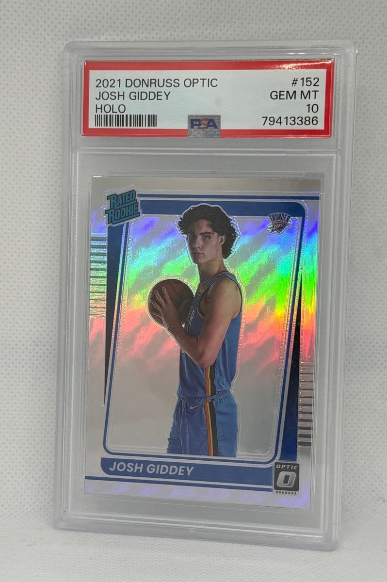 2021-22 Panini Donruss Optic Josh Giddey Holo Rated Rookie 152 PSA 10 - EJ Cards