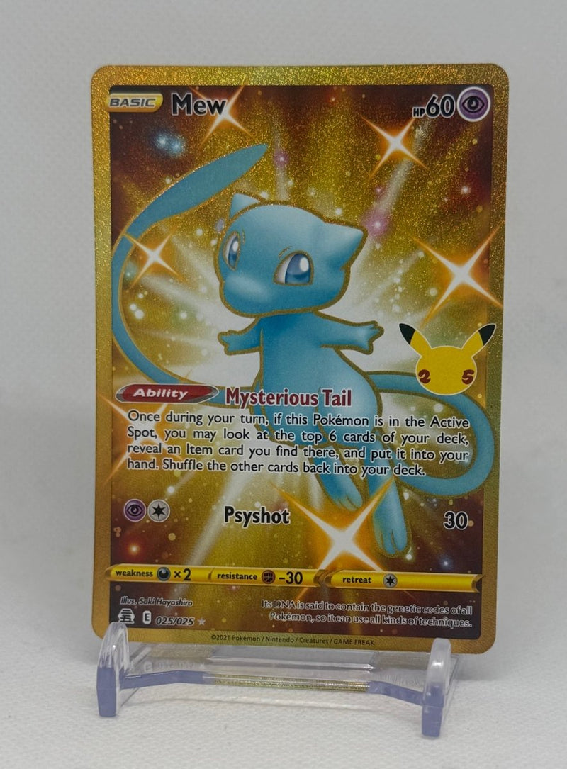 2021 Pokemon TCG Celebrations Mew 025/025 Full Art - EJ Cards
