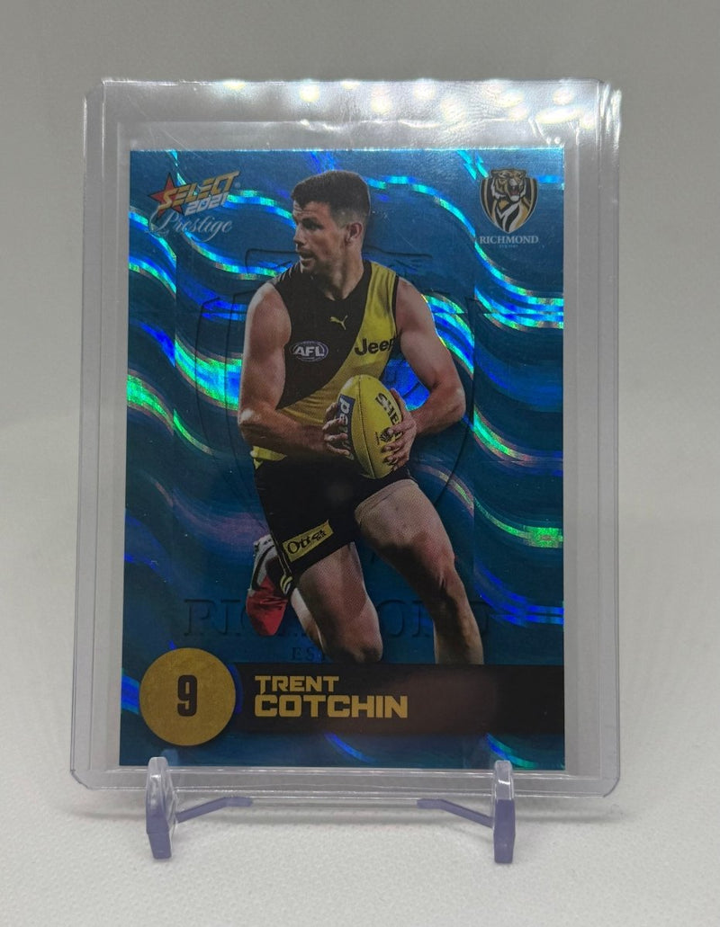 2021 Select Prestige Blue Trent Cotchin 119 097/125 Richmond - EJ Cards