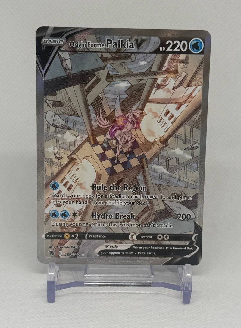 2022 Pokemon TCG SWSH Astral Radiance Origin Forme Palkia V 167/189 Full Art - EJ Cards