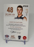 2022 Select Optimum Draft Pick Copper Signature Flynn Kroeger DPSC48 073/170 Geelong - EJ Cards