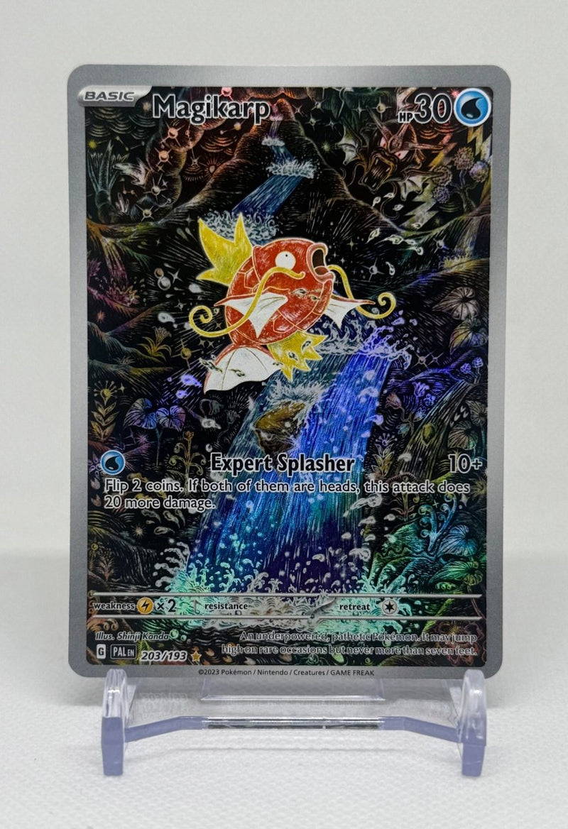 2023 Pokemon TCG Paldea Evolved Magikarp 203/193 Illustration Rare - EJ Cards