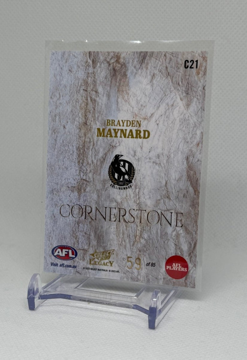 2023 Select Legacy Ultimate Cornerstone Brayden Maynard 59/85 Collingwood - EJ Cards