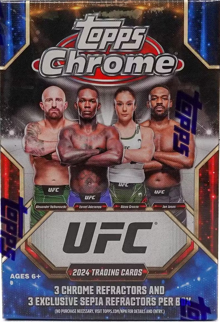2024 Topps Chrome UFC 6 - Pack Blaster Box - EJ Cards