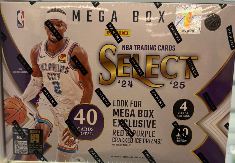 2024/25 Panini Select Basketball 40-Card Mega Box - EJ Cards