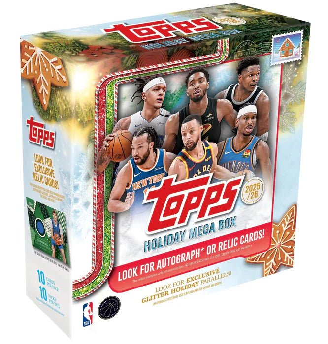 2025 - 26 Topps Holiday Basketball Mega Box - EJ Cards