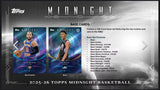 2025 - 26 Topps Midnight Basketball Hobby Box (30 Jan) - EJ Cards