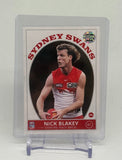 2025 AFL Teamcoach Retro Scanlens Nick Blakey Sydney #61