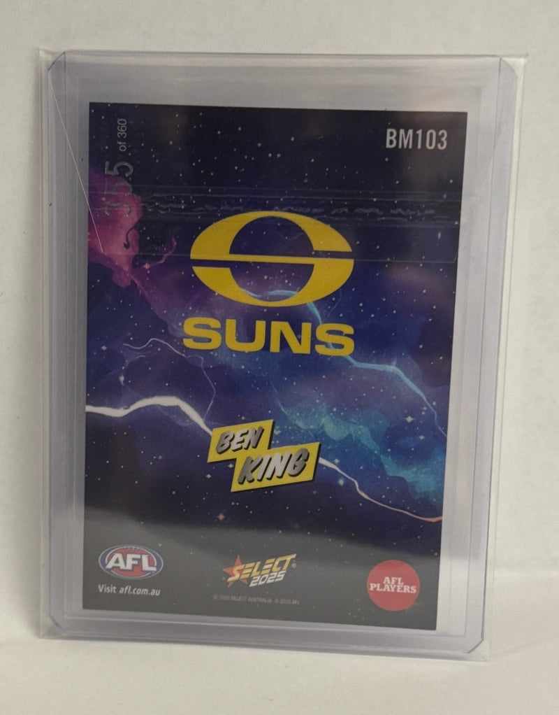 2025 Footy Stars Boom - Ben King BM103 #355/360 (GC) - EJ Cards