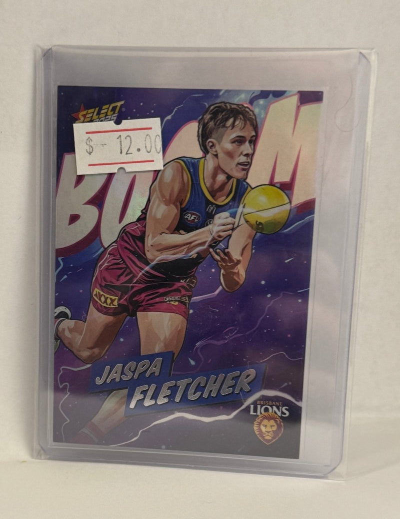 2025 Footy Stars Boom - Jaspa Fletcher BM18 #143/360 (Bri) - EJ Cards