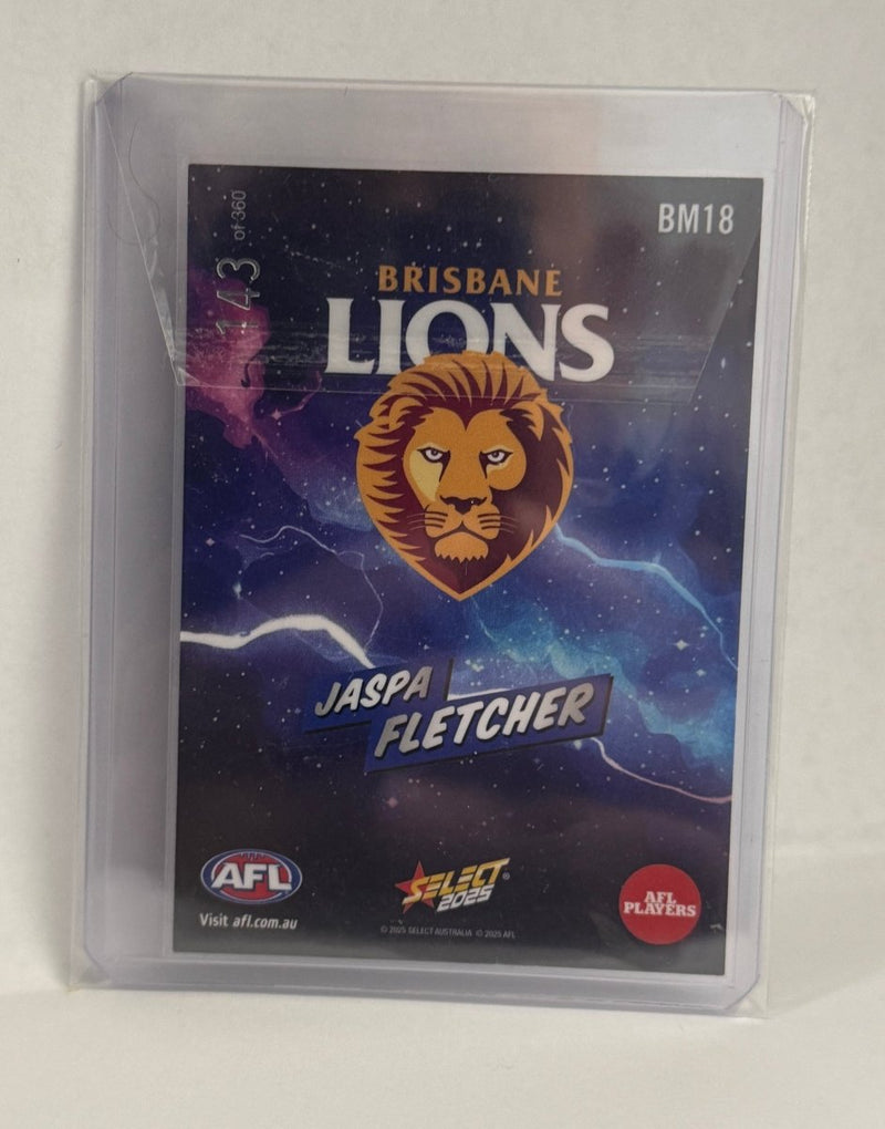 2025 Footy Stars Boom - Jaspa Fletcher BM18 #143/360 (Bri) - EJ Cards