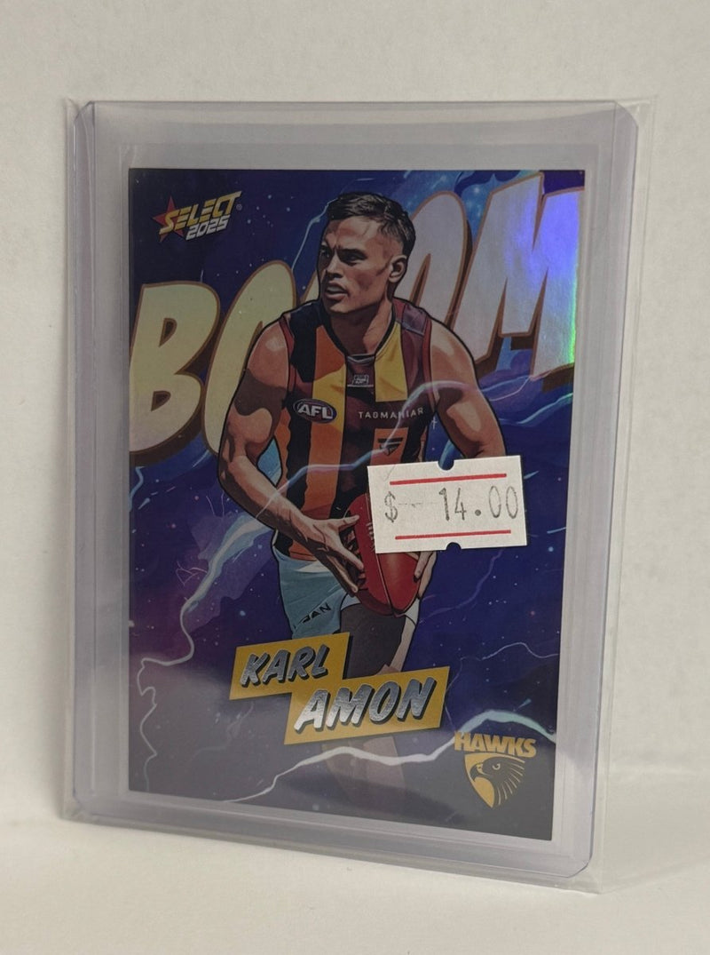 2025 Footy Stars Boom - Karl Amon BM109 #301/360 (Haw) - EJ Cards