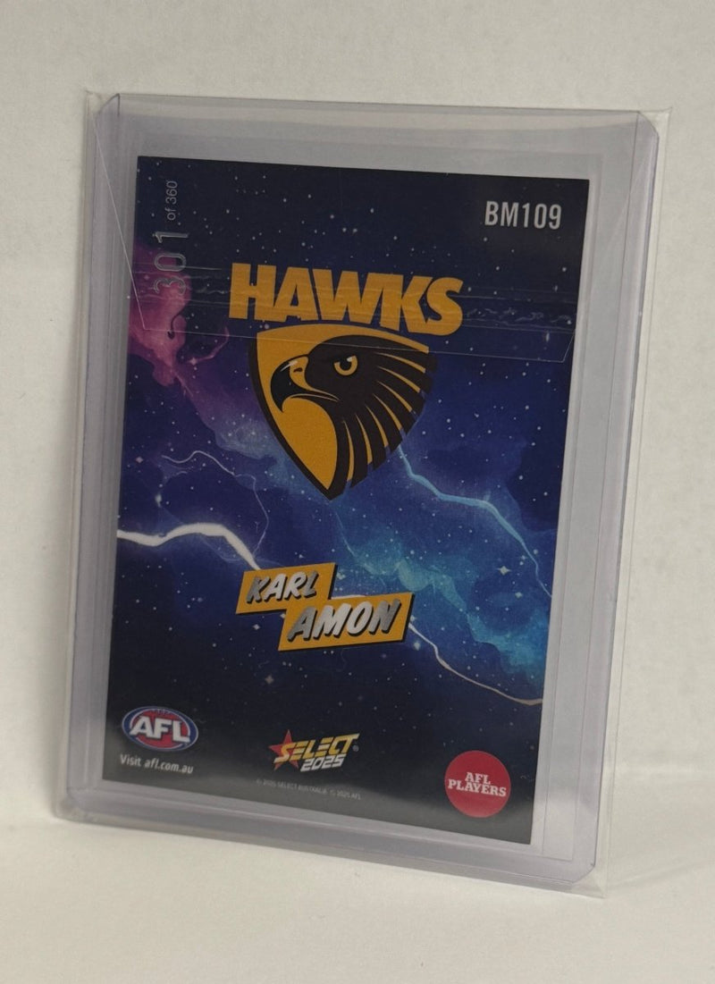 2025 Footy Stars Boom - Karl Amon BM109 #301/360 (Haw) - EJ Cards