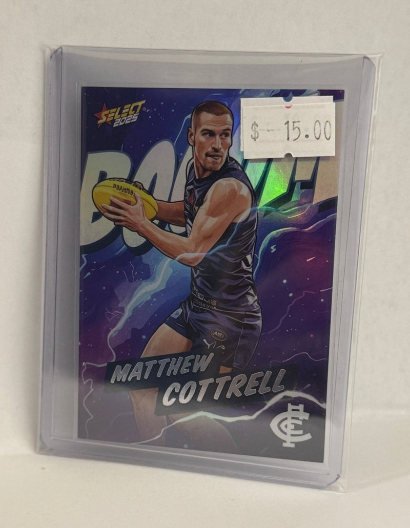 2025 Footy Stars Boom - Matthew Cottrell BM26 #166/360 (Car) - EJ Cards