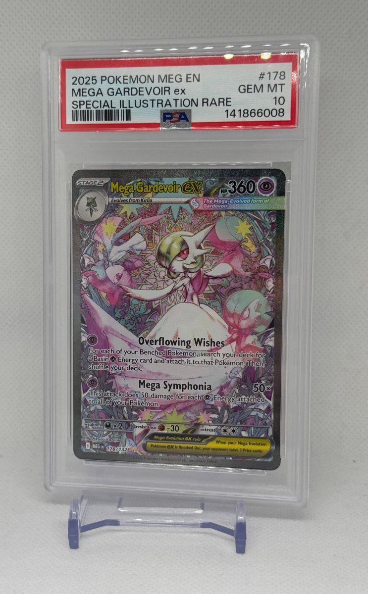 2025 Pokemon Mega Evolutions Mega Gardevoir ex Special Illustration Rare 178 PSA 10 - EJ Cards