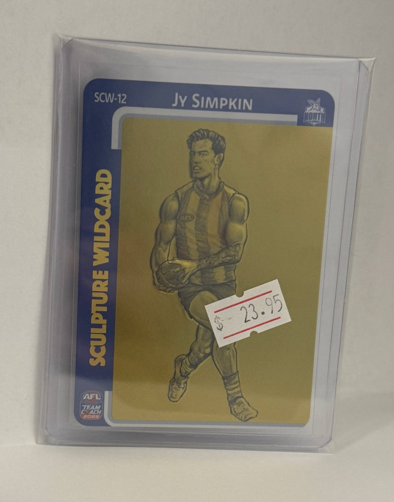 2025 Teamcoach Sculpture GOLD Wildcard - Jy Simpkin SCW - 12 (NM) - EJ Cards