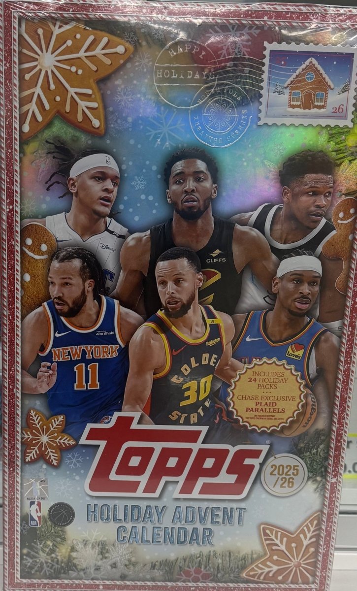 2025/26 Topps Holiday Basketball Calendar Box - EJ Cards
