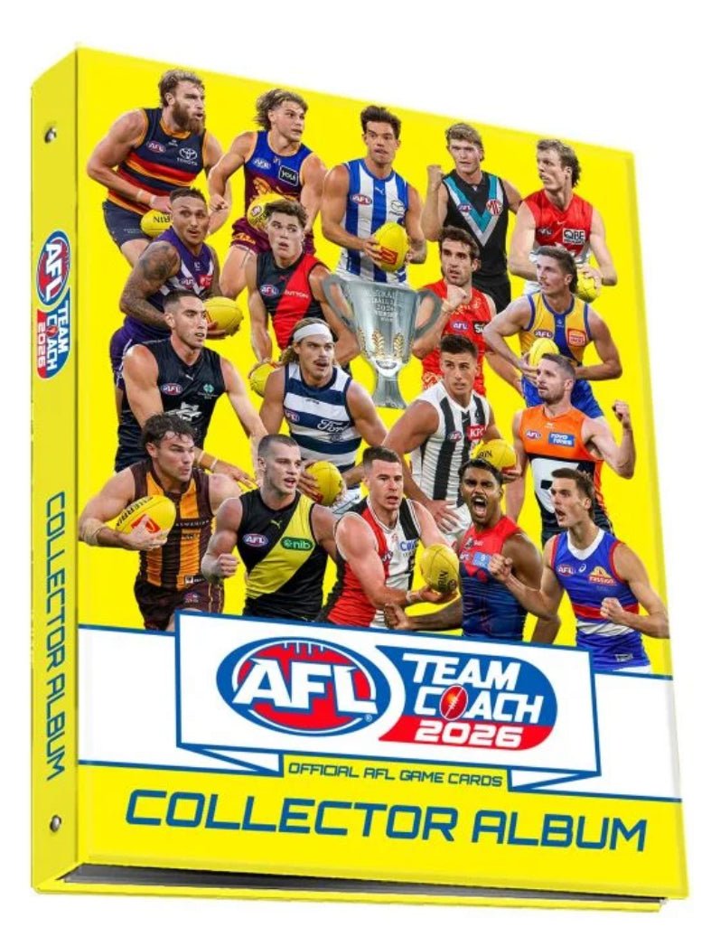 2026 AFL Teamcoach Album (Preorder 23 Mar) - EJ Cards