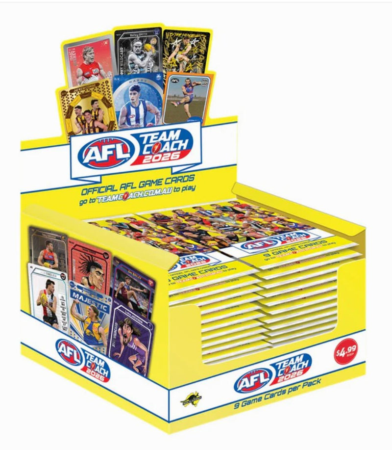 2026 AFL Teamcoach Box (Preorder 23 Mar) - EJ Cards