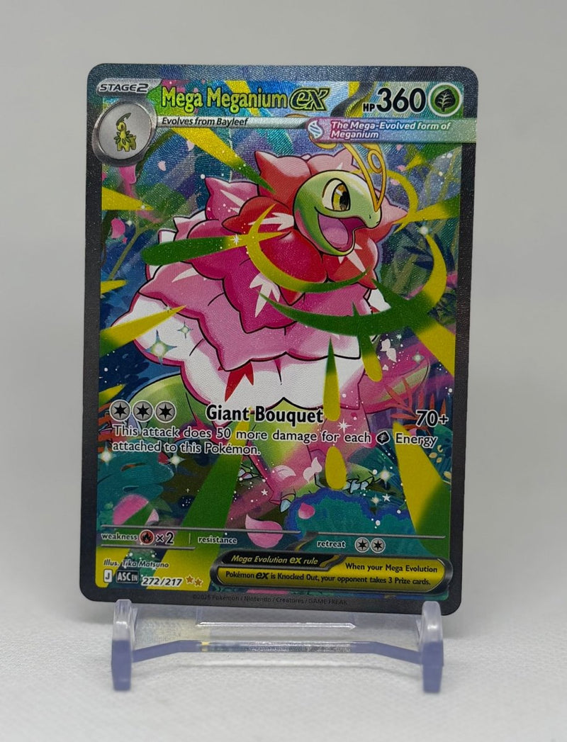 2026 Pokemon TCG Ascended Heroes Mega Meganium ex 272 Special Illustration Rare - EJ Cards