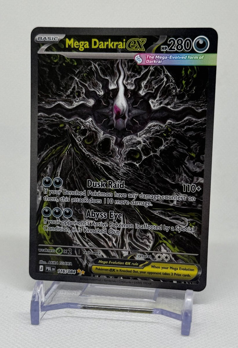 2026 Pokemon TCG Pitch Black Mega Darkrai ex 116/084 Special Illustration Rare - EJ Cards