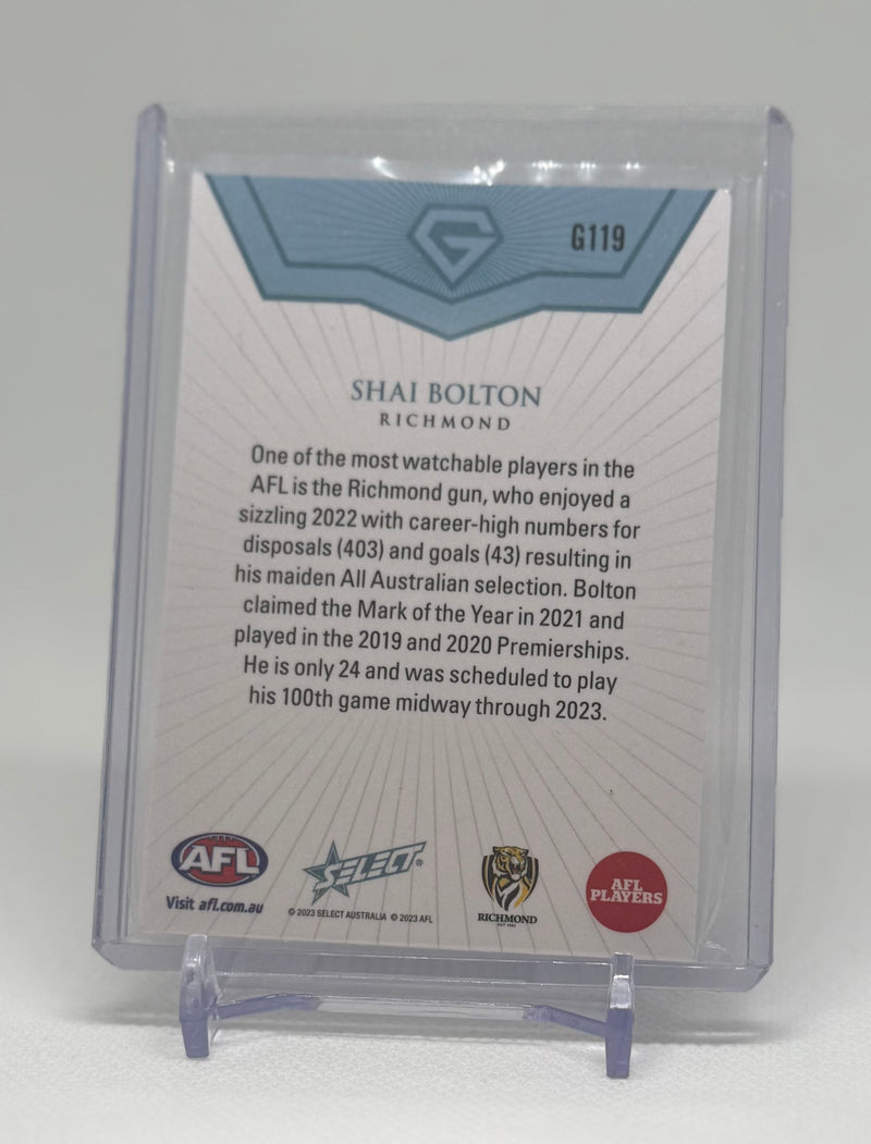 2023 Select Gem Base Shai Bolton G119 Richmond Fremantle #79/90